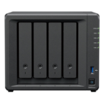 Synology DiskStation DS925NEO+ NAS/storage server Compact Ryzen Embedded V1500B 4 GB DDR4 0 TB DSM Black