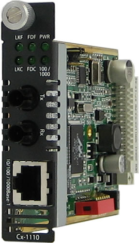 Perle C-1110-M2ST2 network media converter Internal 1000 Mbit/s 1310 nm Multi-mode