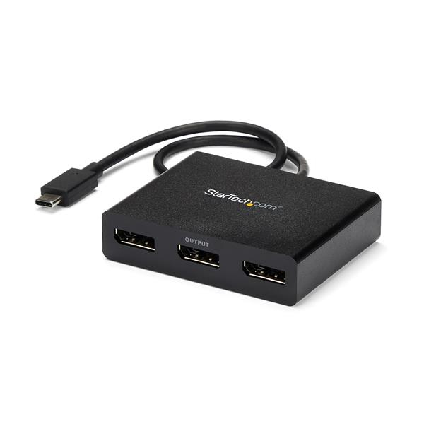 Image of StarTech.com 3-Port USB-C Multi-Monitor Adapter, USB Type-C to 3x...