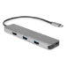 Rocstor Y10A338-S1 interface hub USB Type-C 10000 Mbit/s Black, Silver