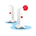 FRITZ!Repeater FRITZ!Mesh Set 4200 2-pack Edition International Netwerkrepeater 4200 Mbit/s Rood, Wit