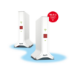 FRITZ!Repeater FRITZ!Mesh Set 4200 2-pack Edition International Netwerkrepeater 4200 Mbit/s Rood, Wit