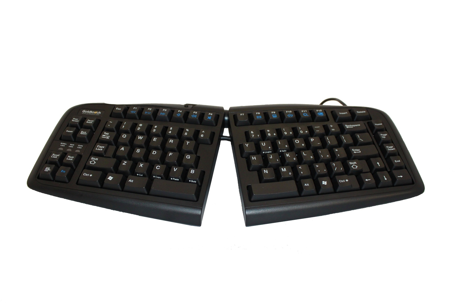 Image of Goldtouch V2 Adjustable Ergonomic keyboard USB QWERTY English Black