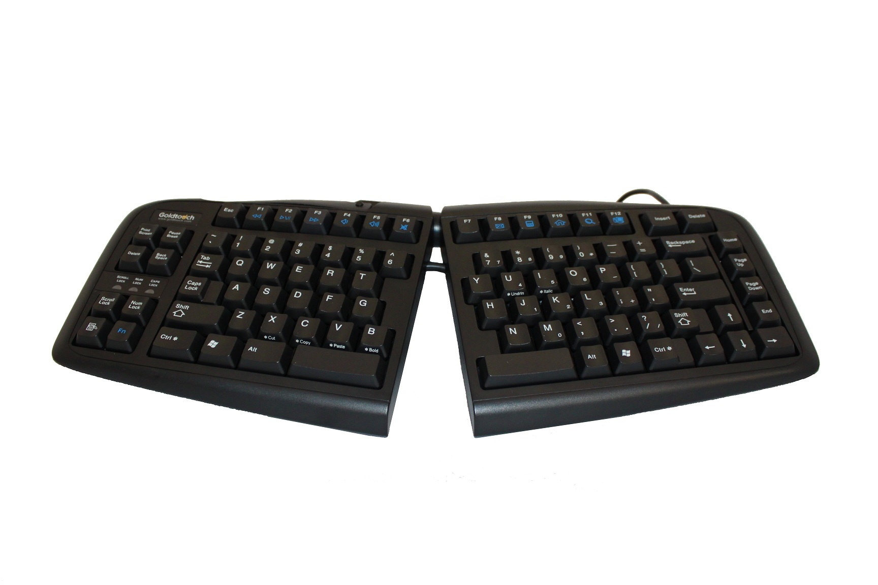 Goldtouch V2 Adjustable Ergonomic keyboard USB QWERTY English Black
