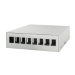 LogiLink NP0093 netwerkverdeeldoos Grijs