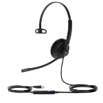 Yealink UH34 Lite Mono Teams Headset Wired Head-band Office/Call center USB Type-A Black