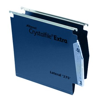 Photos - Accessory Rexel Crystalfile Extra `275` Lateral File 30mm Blue (25) 70642 
