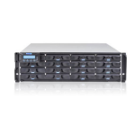 Infortrend ESDS 3016 disk array Rack (3U) Zwart, Grijs