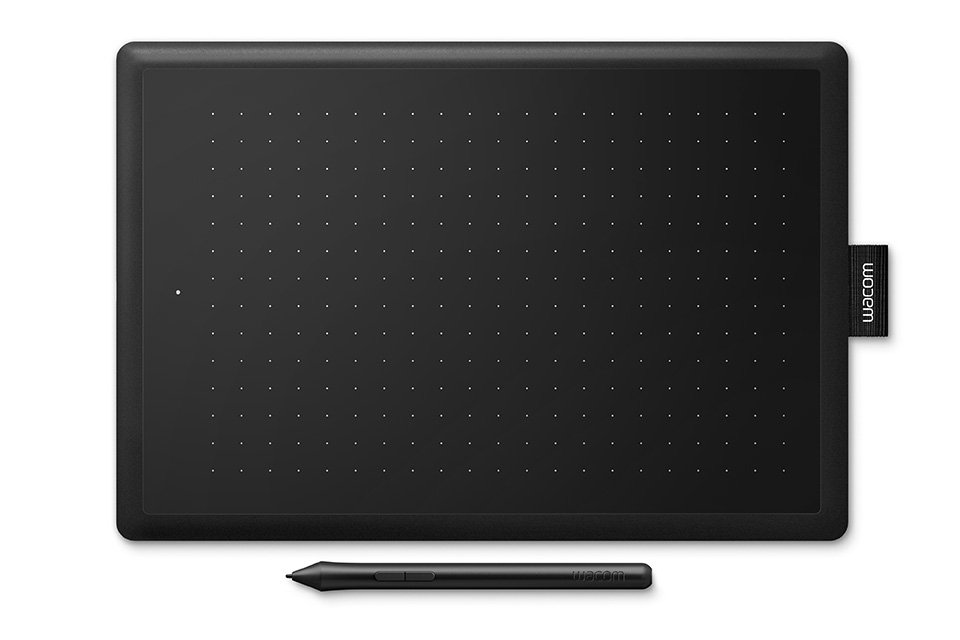 Image of Wacom One by Medium graphic tablet Black 2540 lpi 216 x 135 mm USB