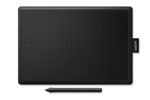 Wacom One by Medium graphic tablet Black 2540 lpi 216 x 135 mm USB