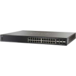 Cisco Small Business SG500X-24MPP Managed L2/L3 Gigabit Ethernet (10/100/1000) Power over Ethernet (PoE) Black