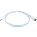 Monoprice Mini DisplayPort./DisplayPort, 1.8288 m 72" (1.83 m) White