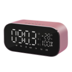 Akai ABTS-S2GD radio Clock Digital Pink