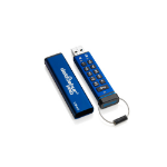iStorage datAshur Pro USB flash drive 128 GB USB Type-A 3.2 Gen 2 (3.1 Gen 2) Blauw