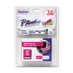 Brother TZE-MQP35 DirectLabel white on pink Laminat 12mm x 5m for Brother P-Touch TZ 3.5-18mm/6-12mm/6-18mm/6-24mm/6-36mm