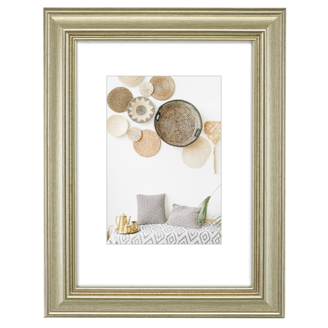 Image of Hama Lobby - Glass Polystyrene (PS) - Gold - Single picture frame...