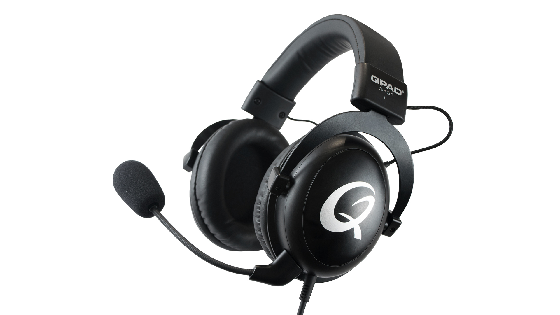 EU Product - Gaming Headset Stereo High End QH-91 3,5 Klinke schwarz