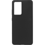 eSTUFF Silk-touch Silicone Case for Samsung Galaxy S21 Ultra 5G - Black