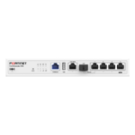Fortinet FortiExtender-511G Indoor Broadband Wireless WAN Router with 1x "Dual SIM 5G Sub-6GHz M.2 Module" + 1x reserved eSIM for NA/EU/APAC Carriers. It has 1x 2.5GbE + 1x GbE Combo (SFP + RJ45) + 3x GbE RJ45 WAN/LAN configurable network ports, 1x USB2.0