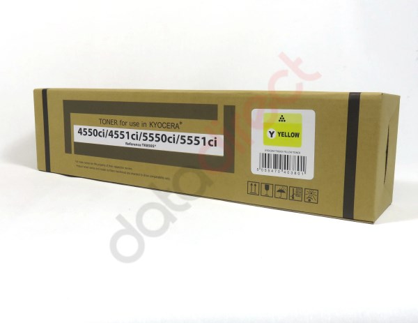 Image of DATA DIRECT Kyocera 4550 5550 Toner Yellow Compatible TK8505Y...