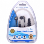 Esperanza EH125 headphones/headset Wired In-ear Music Black, Graphite