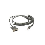 Zebra CBA-R46-C09ZBR serial cable Black 110.2" (2.8 m) RS232 DB9