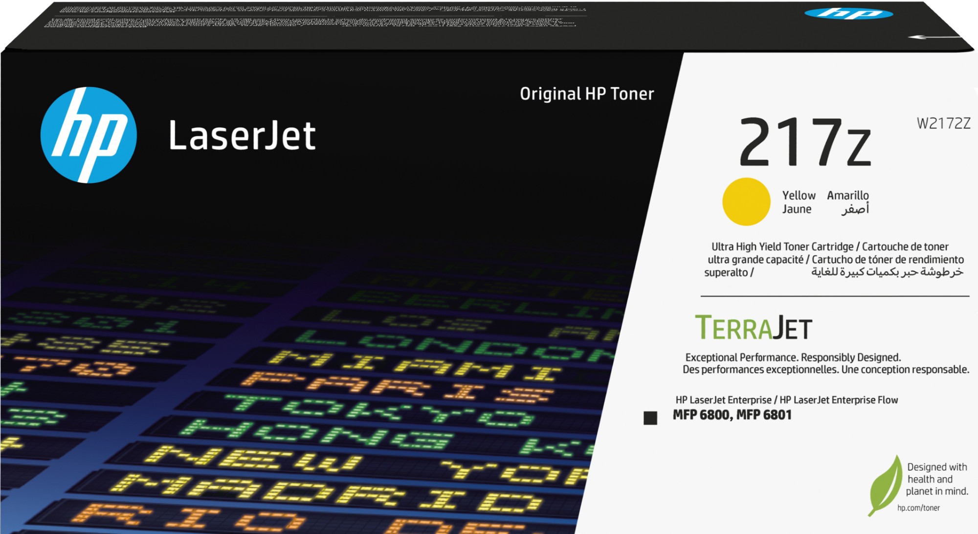 HP W2172Z/217Z Toner cartridge yellow, 24K pages ISO/IEC 19752 for HP CLJ 6800