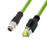 LogiLink CQM095S networking cable Green 10 m Cat6a S/FTP (S-STP)