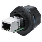 Alcasa IC06-R102 wire connector RJ45 Black