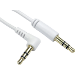 Cables Direct 3.5 mm - 3.5 mm M/M 1.5m audio cable 3.5mm White