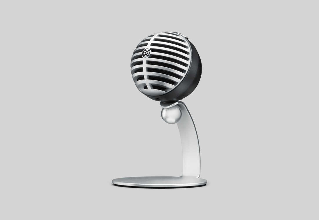 Image of Shure MOTIV MV5 Presentation microphone Grey