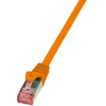 LogiLink Cat.6 S/FTP, 3m networking cable Orange Cat6 S/FTP (S-STP)