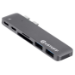 eSTUFF ES84122-GREY interface hub USB 3.2 Gen 1 (3.1 Gen 1) Type-C 5000 Mbit/s