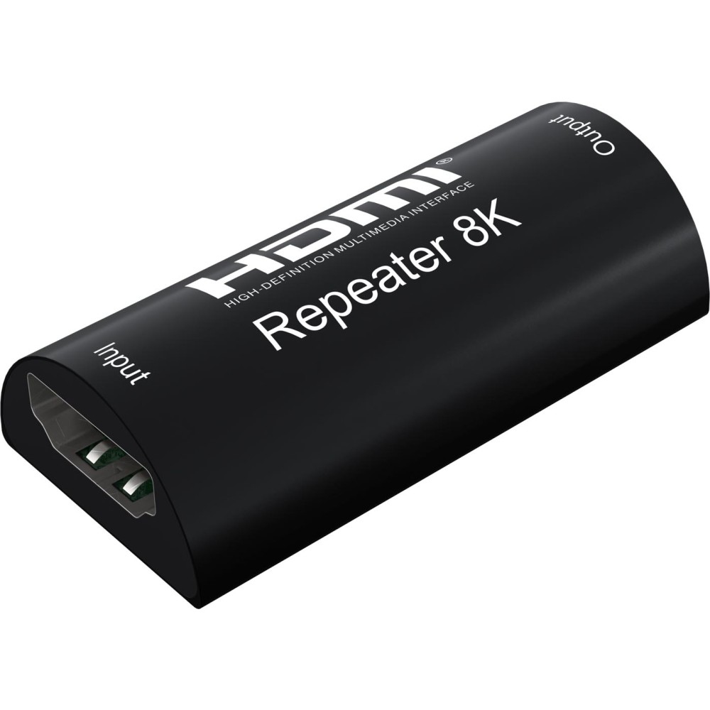 Techly IDATA HDMI2-RIP8KT AV extender AV repeater Black