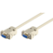 Microconnect SCSENN3N serial cable White 3 m DB-9