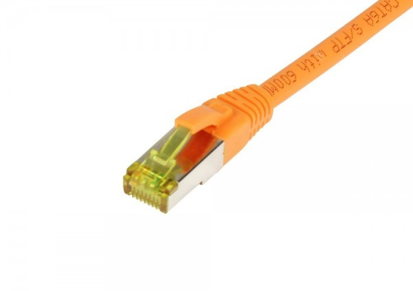 EU Product - Patchkabel RJ45 CAT6A 500Mhz orange S-STP S/FTP TPE/LSZH Ultraflex - Cable - Network thumbnail