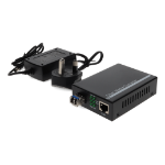 AddOn Networks ADD-GMC-LX-LC-UK network media converter 1000 Mbit/s 1310 nm Single-mode Black