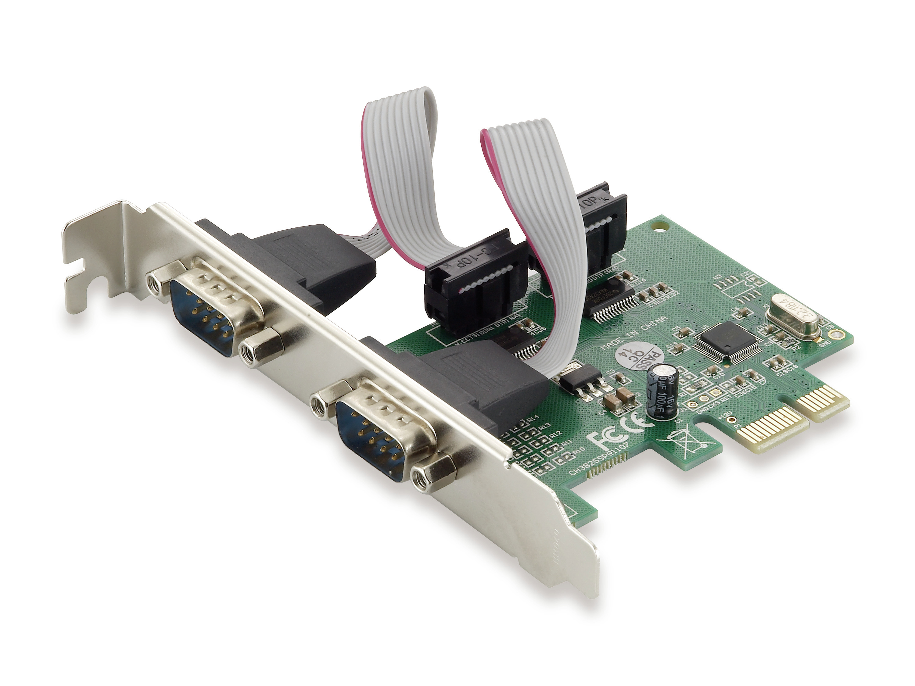 Image of Conceptronic PCI Express Card 2-Port Serial