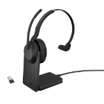 Jabra 25599-889-989-01 headphones/headset Wired & Wireless Head-band Office/Call center Bluetooth Charging stand Black