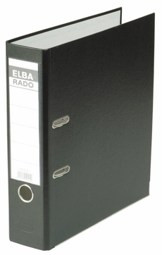 Elba Board Lever Arch File A4 Black (10 Pack) 100202217