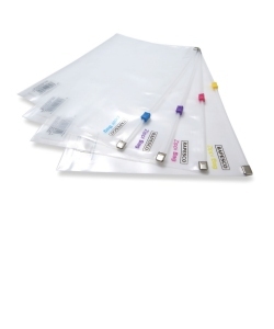 Image of Rapesco Zippi Bag (Plastic Zip) report cover White