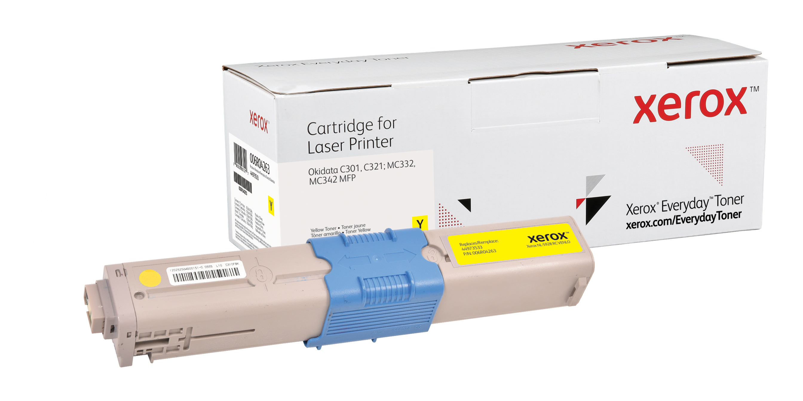 Image of Xerox 006R04263 Toner-kit yellow, 1.5K pages (replaces OKI...