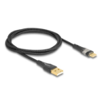 DeLOCK 80760 USB-kabel USB 2.0 1 m USB A USB C Zwart