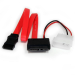 StarTech.com SLSATAF12 SATA cable 12" (0.304 m) SATA 13-pin SATA 7-pin + Molex (4-pin) Red