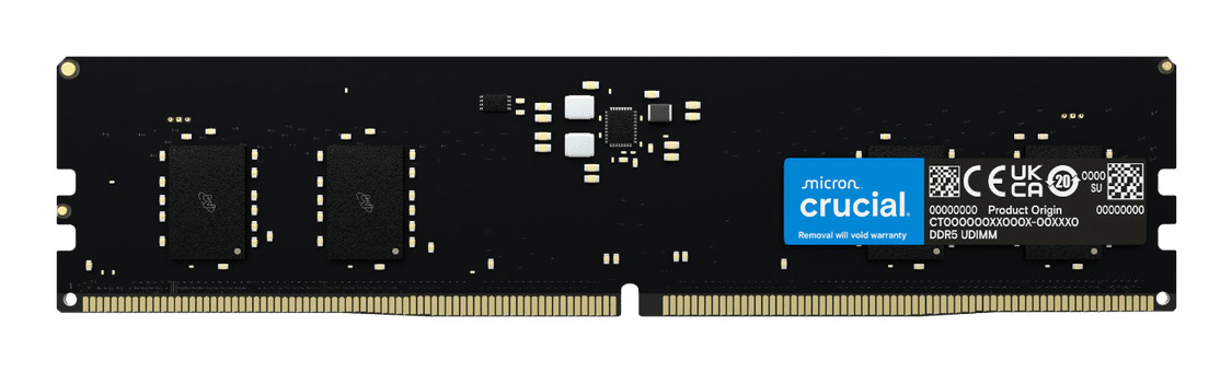 Image of Crucial CB16GU4800 memory module 16 GB 1 x 16 GB DDR5 4800 MT/s 288-pi