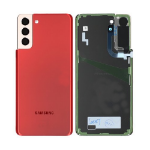 Samsung Genuine Samsung S21 Plus / G996 | Replacement Battery Cover / Rear Panel With Camera Lens | Phantom Red | Service Pack | GH82-24505G
