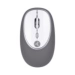 TechZone Jelly-Mate Grey ratón Universal Ambidiestro RF inalámbrico Óptico 1200 DPI