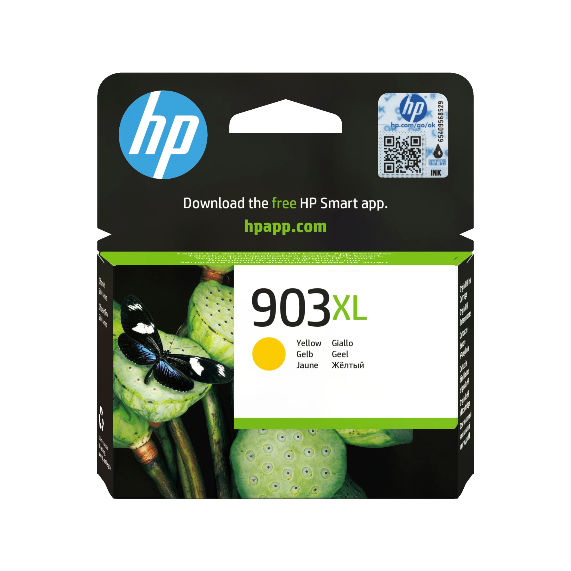 HP T6M11AE/903XL Ink cartridge yellow high-capacity, 750 pages 8.5ml for HP OfficeJet Pro 6860/6950