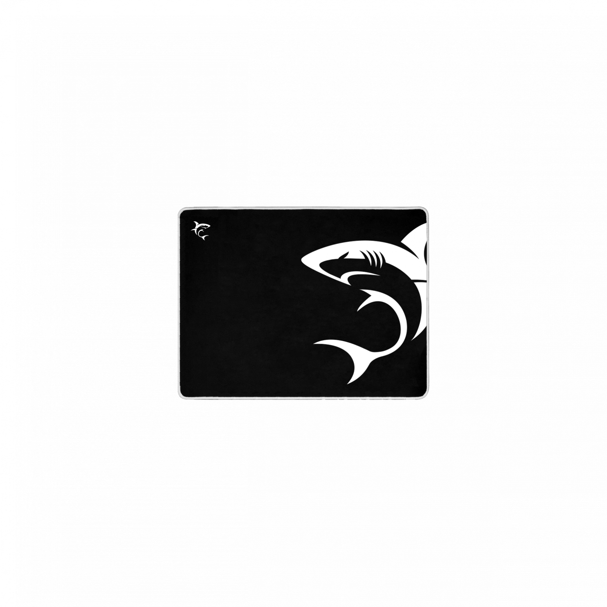 Image of White Shark SHARK L mouse pad Gaming mouse pad Black, White