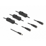 DeLOCK Cable DC 5.5 x 2.1 mm male to 3 x DC female with switch 1 m